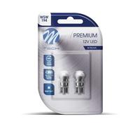 Blister 2x Lampade Lampadine LED L106 W5W 1xSMD3030 bianco