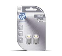 Blister 2x LED L008W BA9s 1xSMD5050 12V bianco