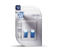 Blister 2x LED L017 W5W 4xSMD3528 blu