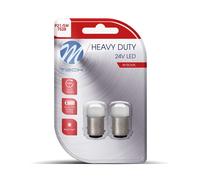 Blister 2x LED L038 BaY15d 24LED 5mm bianco