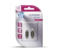 Blister 2x LED L814W C5W 41mm 2xHP 12V bianco