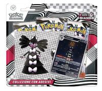 Blister 3 buste FUOCO BIANCO - Collezione con adesivi Carte Pokemon ITA