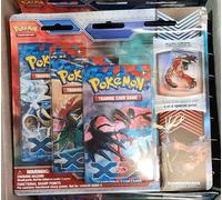 2014 Pokemon TCG Xerneas Pin 3-PACK Blister W / XY Basi Booster Confezioni Nuovo