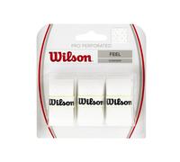 Wilson Pro Overgrip Perforated racchetta avvolge 3 pezzi bianco WRZ4005WH