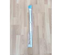BLISTER ASTA DOCCIA ESTENSIBILE CM.60/90 IN ALLUMINIO BIANCO, DIAMETRO MM.25