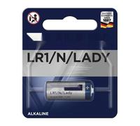Blister con 1 batteria LR1 da 1,5 V di Varta, ideale per dispositivi elettronici. Garantisce energia duratura e prestazioni affidabili con la nostra batteria alcalina Professional.