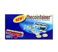 Blister Contenitori per Monete da 5 centesimi, 100 Pezzi in Plastica Trasparente. Blister Monete, Raccoglitore Soldi, Raccoglitore Monete, Euro Blister Monete, Conta Soldi