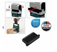 TRODAT - 1429 - Tampone di ricambio 6-4911 - nero - Trodat - conf. 3 pezzi - 83419 - Conf. da 1 Pz. - 1429