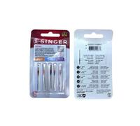 Blister da 5 aghi Singer 2020 822 130/705H, misure 80/11, 90/14, 100/16
