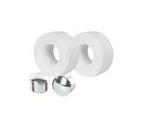 Blister di 2 nastri appendiabiti 90 cotone Velox Tressostar Blanc