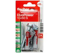 E_0001_100454207 Fischer Fischer DuoPower 10 x 50 S K NV Dübelset 50 mm 534999 1