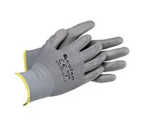 BLISTER G. 100% POLIEST. IMPREG. PU GRIS T-8 - Unid: 12