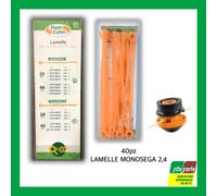 BLISTER LAMELLE MONOSEGA 2,4-6 40PZ FLASHCUTTER QFC07 DECESPUGLIATORE TESTINA