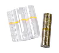 Blister per Monete 1 Euro (da 50 pz) portamonete fascia gialla