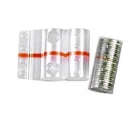 Blister per Monete 20 centesimi (da 50 pz) portamonete fascia rossa