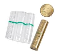 Blister Per Monete 50 Centesimi Da 50 Pz Portamonete Fascia Verde