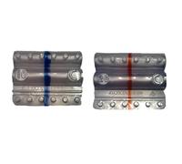 Blister per monete euro - Kit 250 (2x125) portamonete da 10 e 20 centesimi