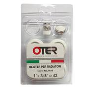 Blister tappi per radiatori in alluminio Oter MxF 1X3/8 100B10