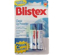 Blistex Classic Lip Protector SFP10 Balsamo Labbra 2 Stick pacco doppio