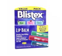 BLISTEX - Medicated Lip Balm SPF 15 x 3 (Mint, Berry, Classic) - 4.25 g X 3