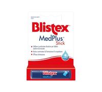Blistex, MedPlus Balsamo Stick per Labbra, in Stick | Sollievo Immediato per Labbra Screpolate, Secche e Arrossate, Formula Lenitiva con Mentolo e Canfora