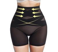Blitshape Mutande Contenitiva Donna Pancera Guaina Panciera Donne Slip Contenitivo Pancia Piatta Intimo Modellante Pantaloncini Contenitivi Snellente Shaper Nero XL