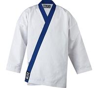 Blitz - Giacca Tradizionale Tang Soo Do, Unisex - Adulto, Tang Soo Do - Giacca, 16129, Bianco/Blu., 1/140 cm