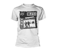 BLITZ - PURE BRICK WALL (WHITE) WHITE T-Shirt Small