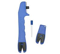 BLITZSCHÄRFER Set da 3 pezzi affilacoltelli affilatore per coltelli e forbici Blitzschärfer Miniblitz Affilatore in Ceramica manuale e portatile