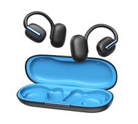BlitzWolf® BW-CD101 OWS - Auricolare Bluetooth dal design aperto - Altoparlante grande, riduzione del rumore delle chiamate ENC, IPX4 - Nero