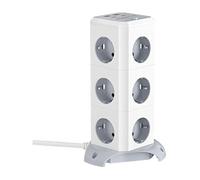 BlitzWolf BW-EC3 Multipresa Verticale 12 Prese + 2 USB-A + 2 USB-C 1.8m
