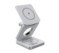 BlitzWolf® BW-iw30 - Stazione di ricarica wireless 3 in 1 - Per la ricarica wireless di telefono + orologio + auricolari