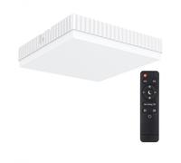BlitzWolf® BW-LT40 - Plafoniera LED quadrata 24W / 2200LM: 3 temperature di colore, telecomando, impermeabile IP54