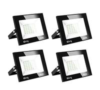 Blivrig 4psc 30W Faretto LED da Esterno,3000LM Faro LED Esterno,Proiettore da Esterno Impermeabile IP66,6000K Bianco freddo Luce di Sicurezza per Giardino,Corridoio,Illuminazione Interna ed Esterna