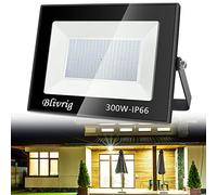 Blivrig Faretto LED da Esterno 300W, 30000LM Faro LED Esterno, Proiettore da Esterno 6000K Faretti Bianco IP66 Impermeabile Per Giardino, Garage, Parcheggio, Cortile