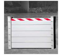 Blivysse 214cm Long Alluminio Deflettore Anti-alluvione Guarnizione Soglia Garage - Barriera Antiallagamento Porte - Pannello di Blocco dell'Acqua Barriera Anti Alluvione(214 * 100cm)