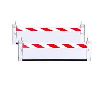 Blivysse Alluminio Paratia Antiallagamento Garage - 279cm Long Porta Barriera di Difesa Contro Le Inondazioni - Riutilizzabile Mobile Barriera di Protezione Contro Le Inondazioni(279 * 20cm)