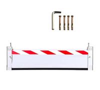 Blivysse Paratia Antiallagamento per Porta Esterna Alluminio Paratie Antiallagamento 20cm High Riutilizzabile Barriera Anti Allagamento Garage(198 * 20cm)