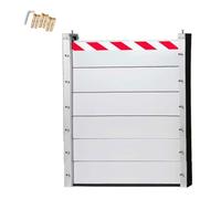 Blivysse Paratia Antiallagamento Riutilizzabile - 262cm Long Barriera Antiallagamento per Garage - Barriera di Protezione Contro Le Inondazioni Stradale Porte per Garage(262 * 120cm)