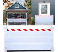 Blivysse Porta Paratia Antiallagamento per Garage - 271cm Barriera Contro Le Inondazioni - Rimovibile Barriera di Protezione Contro Le Inondazioni Diga Temporanea(271 * 60cm)