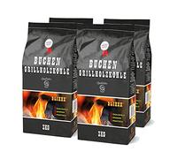 Blixxx Carbone di faggio, 3 kg, Premium carbonella per barbecue a legna da ristorante (4)