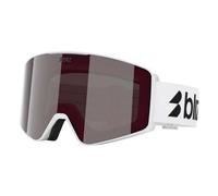 Bliz G001s Ski Goggles Bianco Pink W Silver Mirror/CAT2