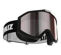 Bliz Maschera da sci Liner, orange-silver mirror