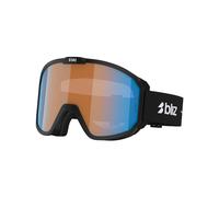 Bliz - Maschera da sci - Rave Matte Black Orange Blue in Silicone - Nero
