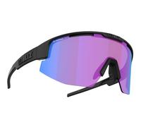 Occhiali Bliz Matrix Small nero opaco con lenti Nano Optics Nordic Light blu viola