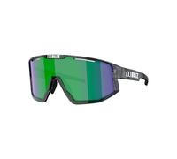 BLIZ - Occhiali da ciclismo - Fusion Small Crystal Black Brown W Green Multi in Pelle - Nero Nero