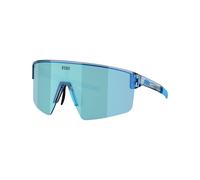 Bliz - Occhiali da sole - P004 Small Transparent Blue/Smoke in Pelle