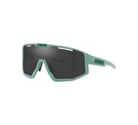 BLIZ - Occhiali da sole per lo sport - Fusion Matt Green Smoke W Silver Mirror in Pelle - Verde Verde