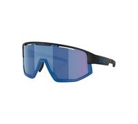 BLIZ - Occhiali da sole sportivi - Fusion Matt Black Brown W Blue Multi in Pelle - Nero Nero