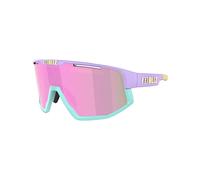 BLIZ - Occhiali da sole sportivi - Fusion Small Matt Pastel Purple Brown w Pink Multi - Bianco Bianco